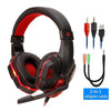Casque de jeu filaire à lumière LED