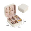 Boîte de rangement à fermeture éclair pour bijoux