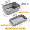 Plat de cuisson rectangulaire pour friteuse à air