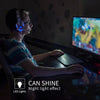 Casque de jeu filaire à lumière LED