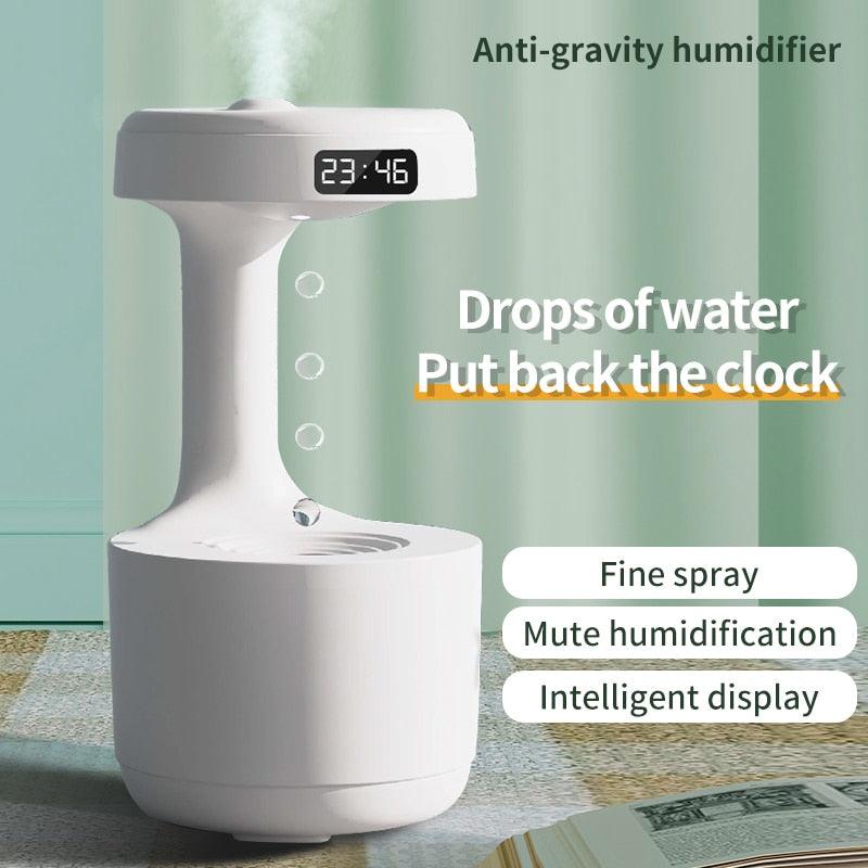 Diffuseur d'humidificateur à LED en forme de goutte d'eau