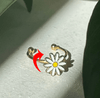 Anneau rotatif Fidget Spinner pour femme