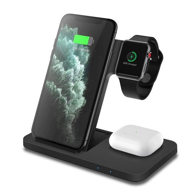 Station de charge rapide sans fil 3 en 1