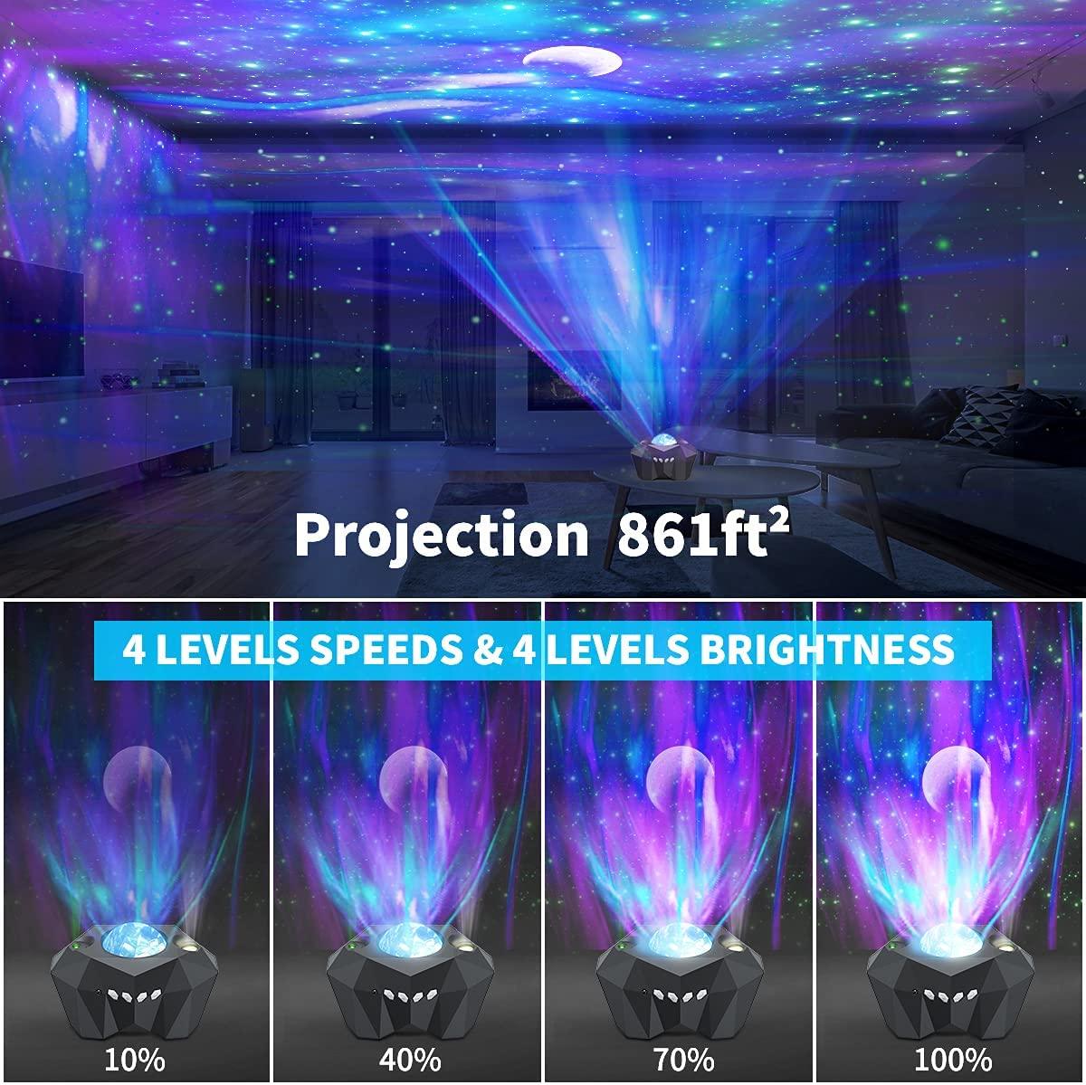 Projecteur d'étoiles des aurores boréales 