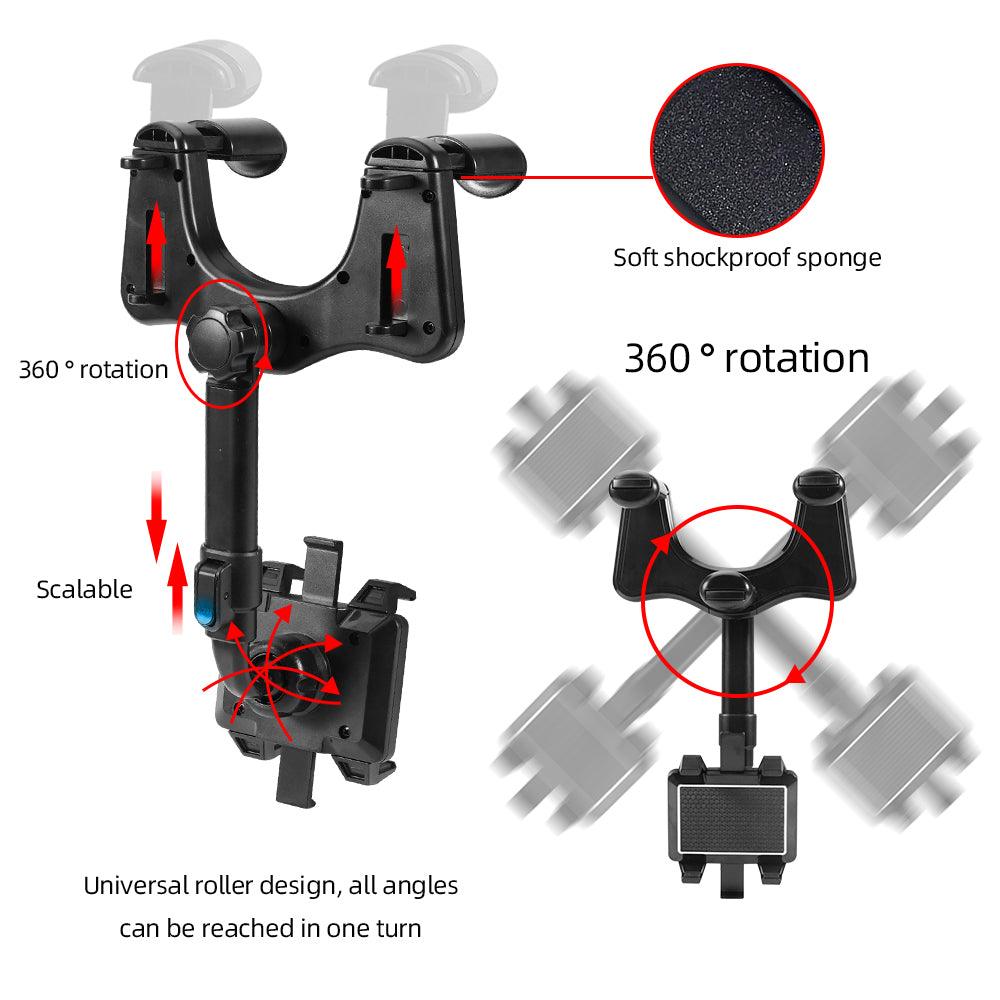 Support de voiture rotatif à 360° pour smartphone