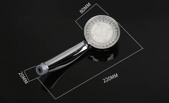 Pommeau de douche lumineux à LED