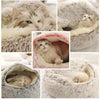 Lit en peluche douce pour animaux de compagnie