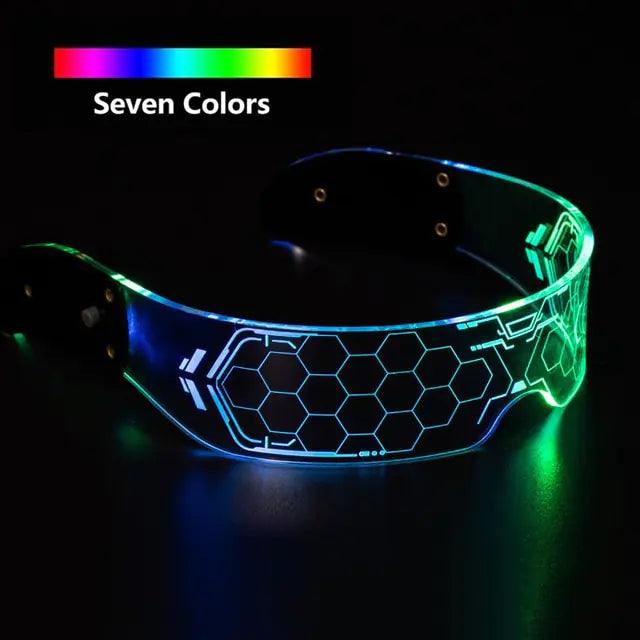 Lunettes LED lumineuses pour une brillance festive