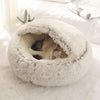 Lit en peluche douce pour animaux de compagnie