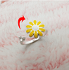 Anneau rotatif Fidget Spinner pour femme
